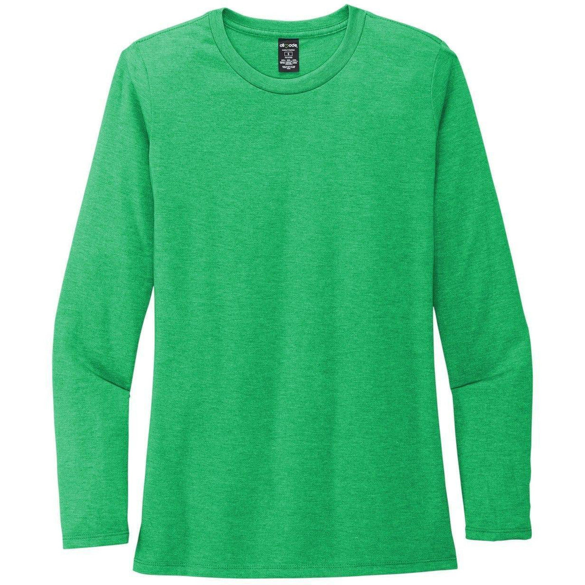 no-logo Allmade Ladies Tri-Blend Long Sleeve Tee