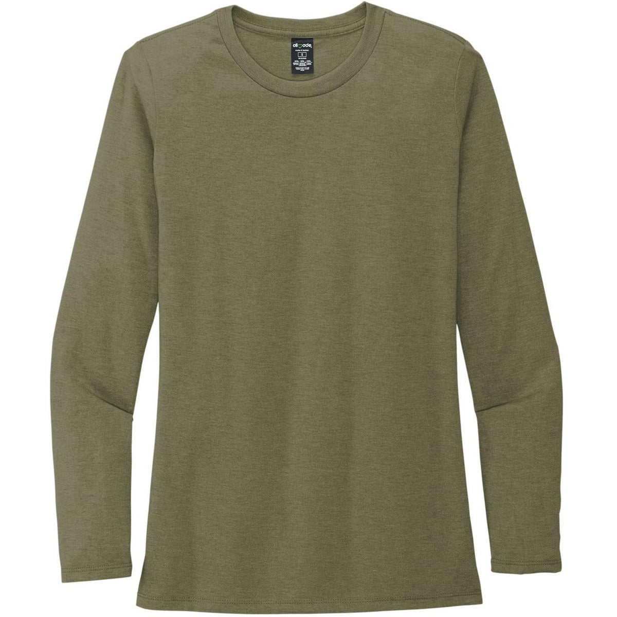 no-logo Allmade Ladies Tri-Blend Long Sleeve Tee