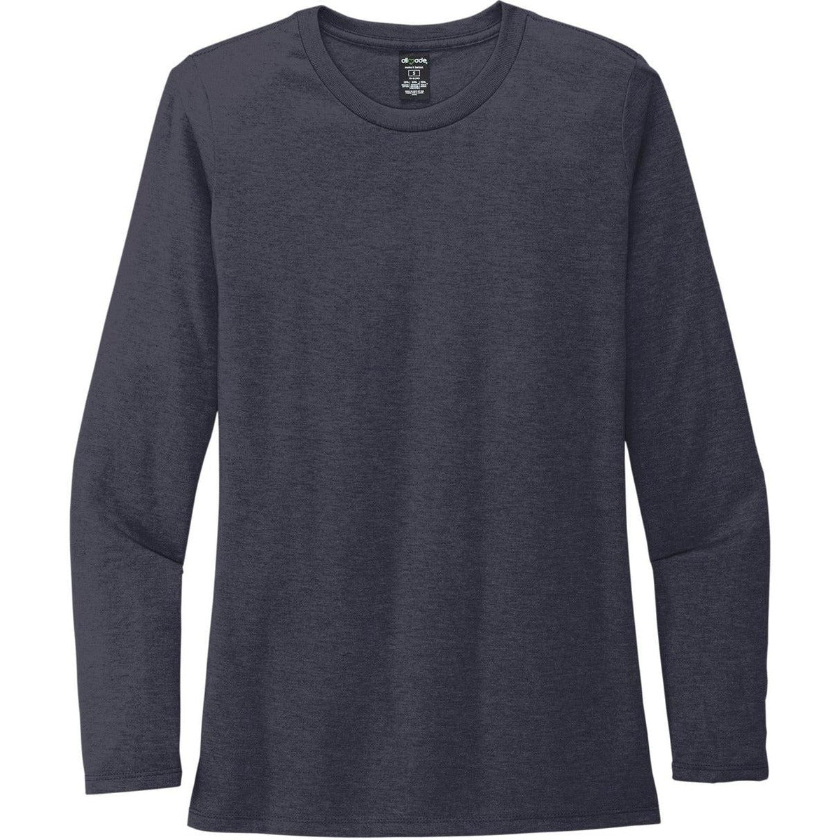 no-logo Allmade Ladies Tri-Blend Long Sleeve Tee