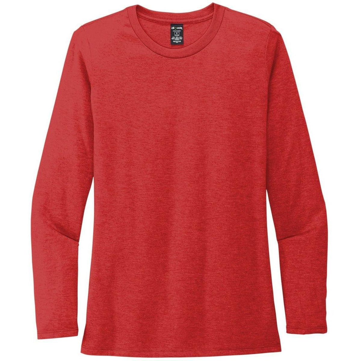 no-logo Allmade Ladies Tri-Blend Long Sleeve Tee