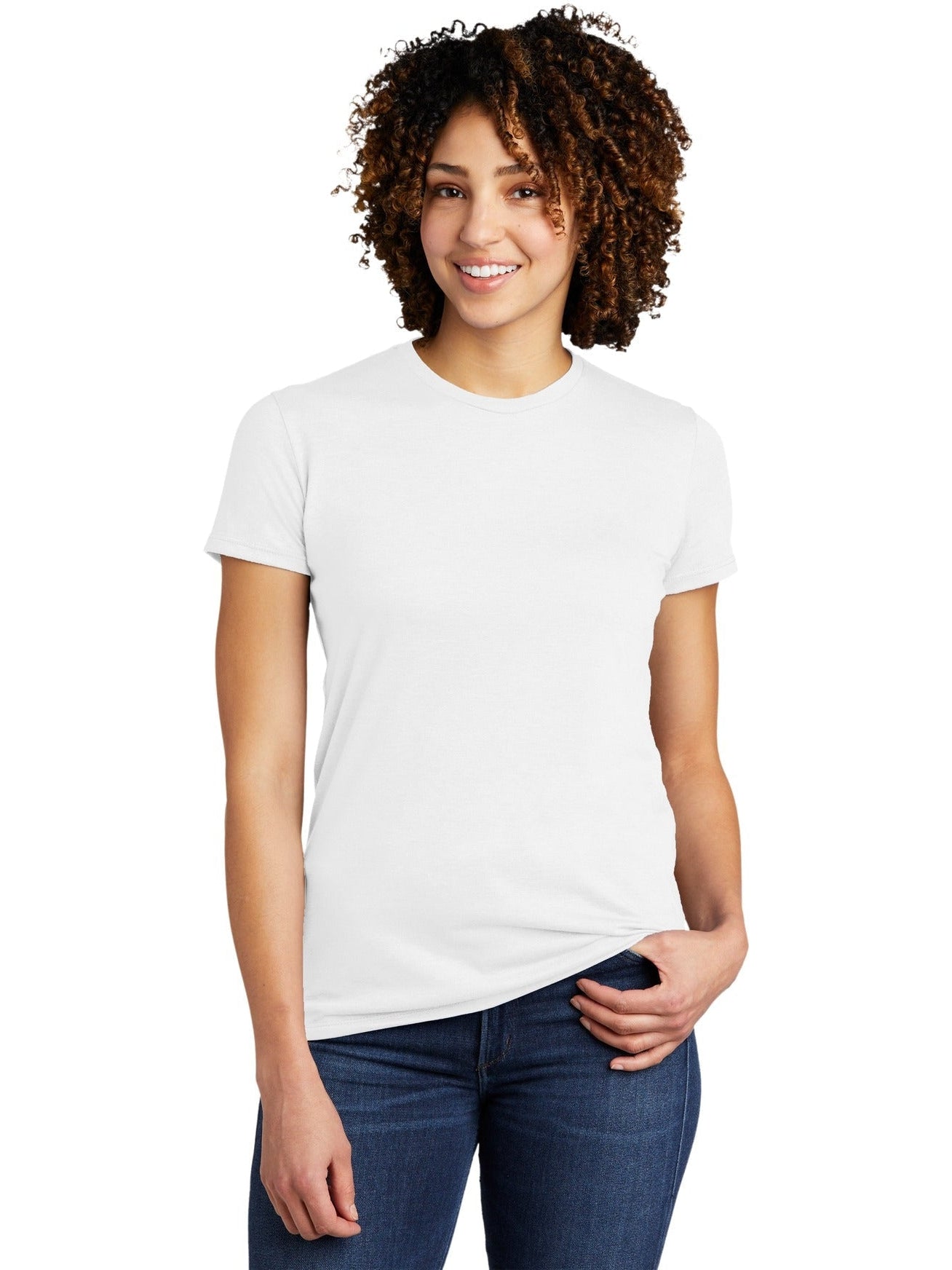 no-logo Allmade Ladies Tri-Blend Tee-Regular-Allmade-Thread Logic