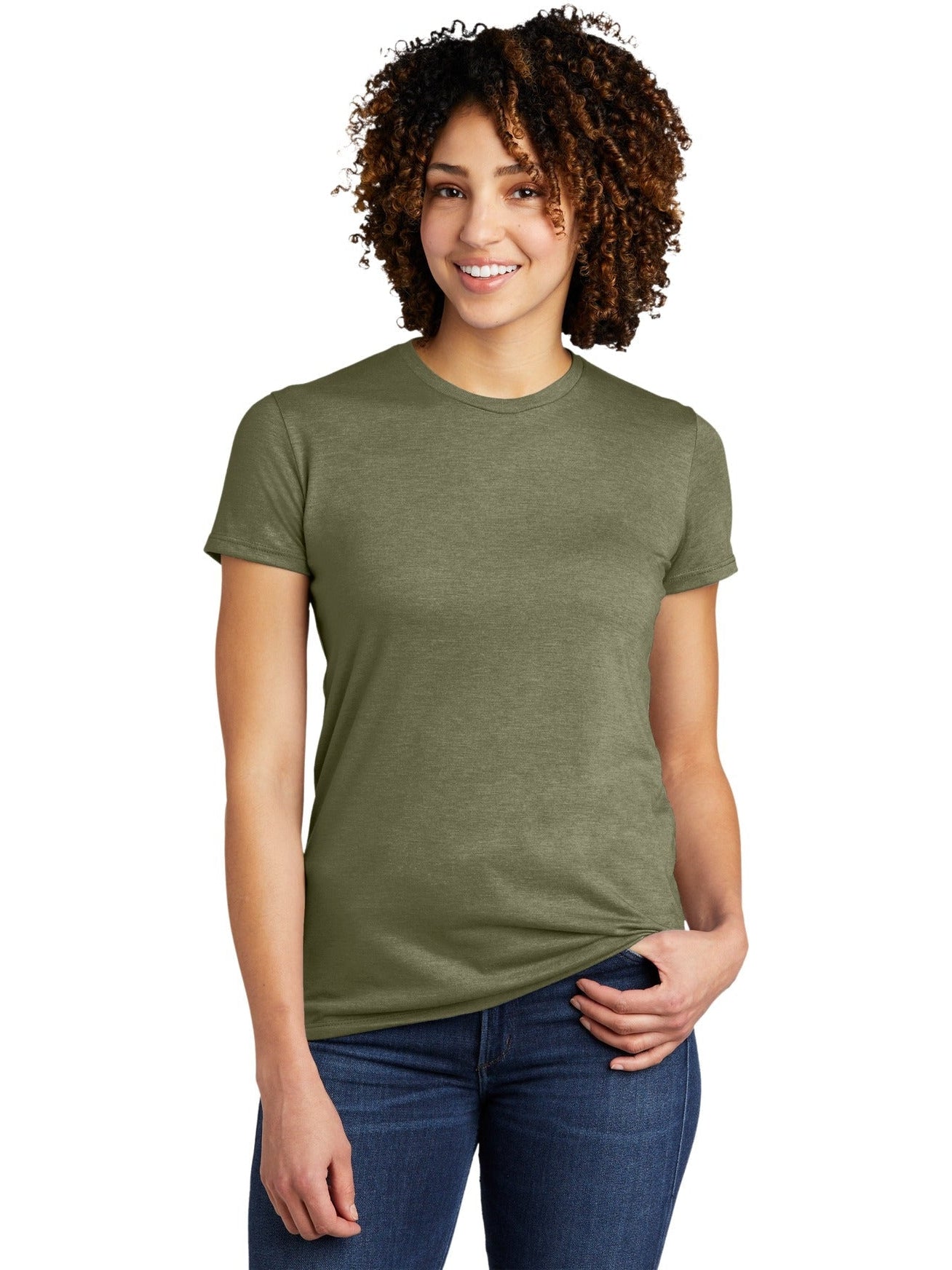 no-logo Allmade Ladies Tri-Blend Tee-Regular-Allmade-Thread Logic