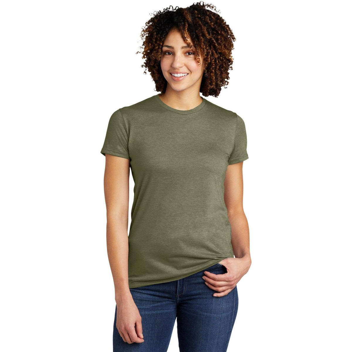 no-logo Allmade Ladies Tri-Blend Tee-Regular-Allmade-Thread Logic