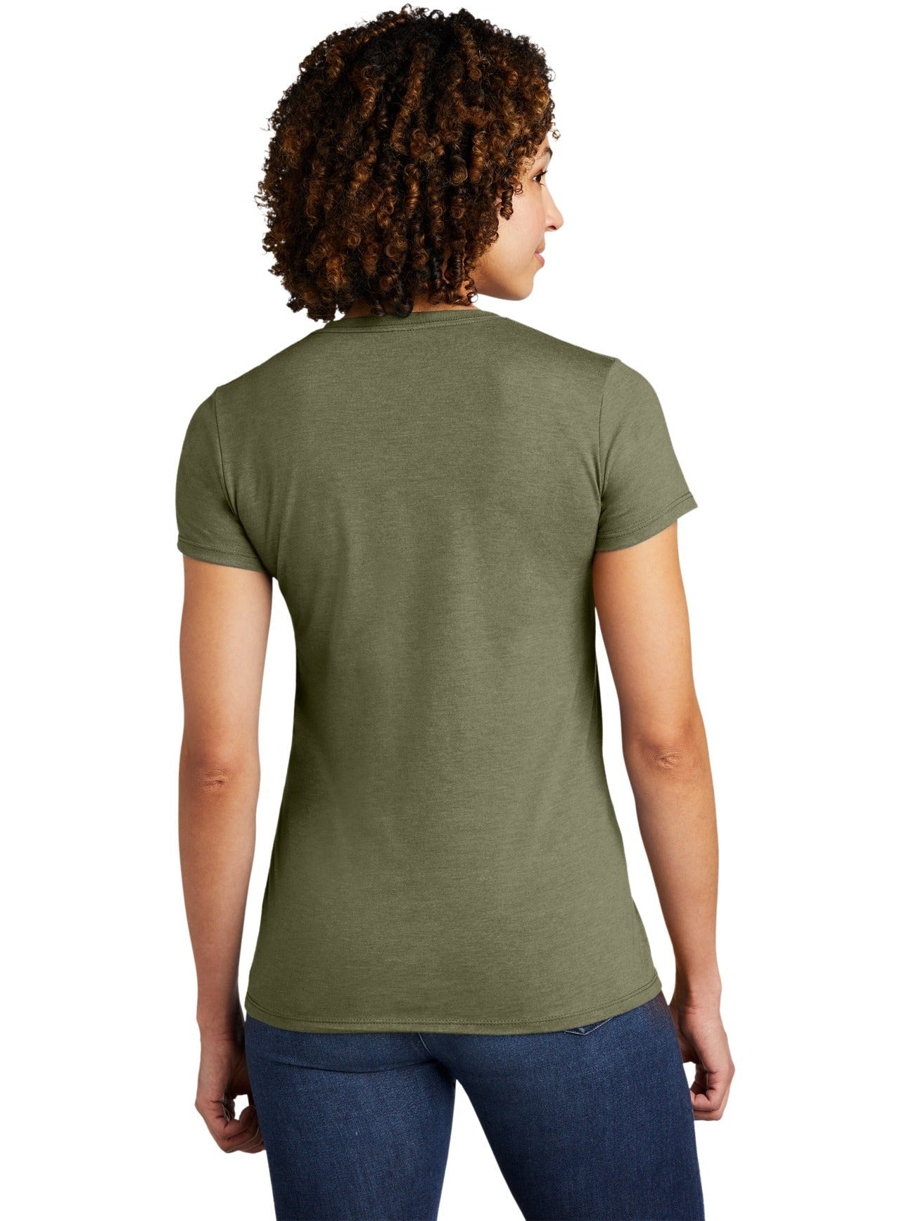 no-logo Allmade Ladies Tri-Blend Tee-Regular-Allmade-Thread Logic
