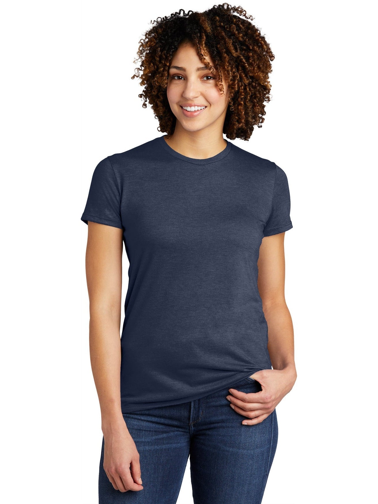 no-logo Allmade Ladies Tri-Blend Tee-Regular-Allmade-Thread Logic