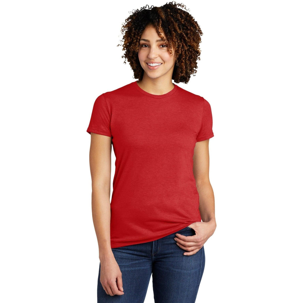 no-logo Allmade Ladies Tri-Blend Tee-Regular-Allmade-Thread Logic