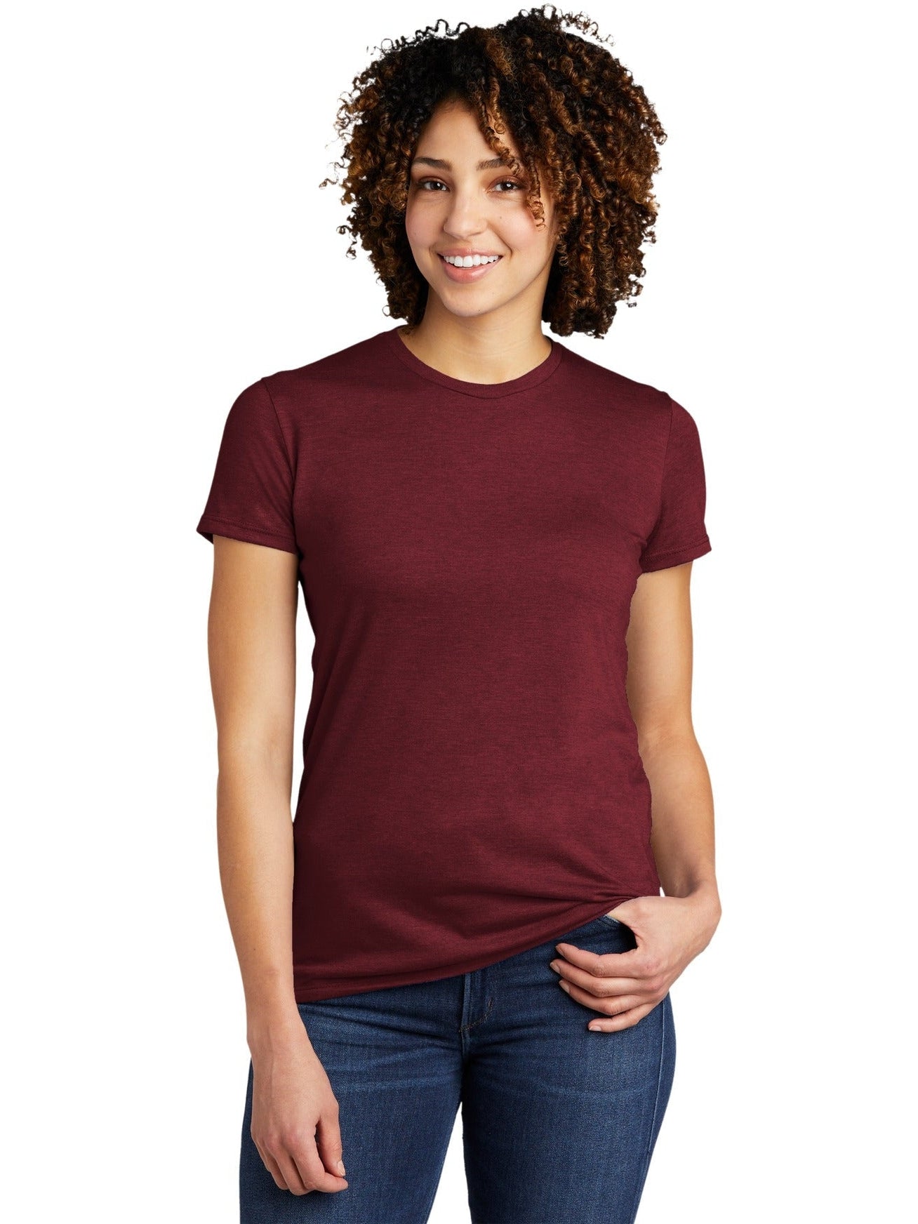 no-logo Allmade Ladies Tri-Blend Tee-Regular-Allmade-Thread Logic