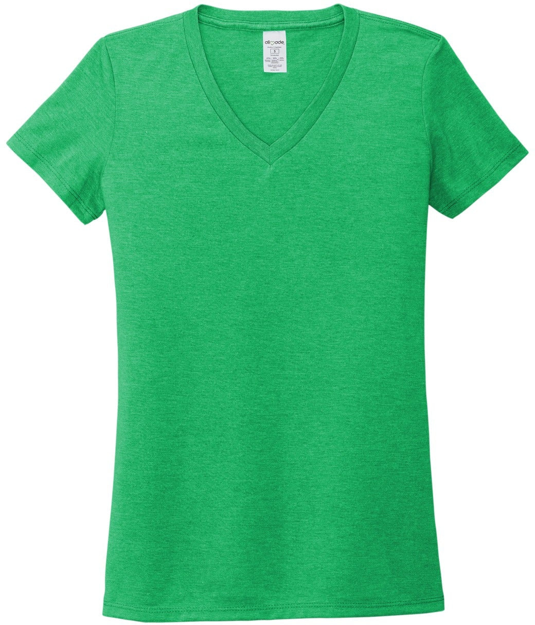 Allmade Ladies Tri-Blend V-Neck Tee