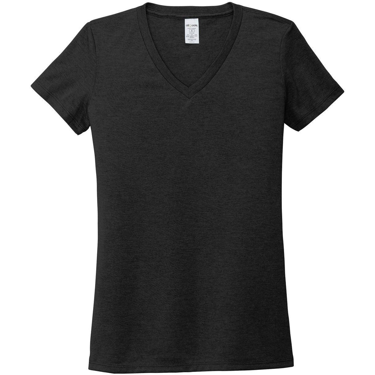 no-logo Allmade Ladies Tri-Blend V-Neck Tee