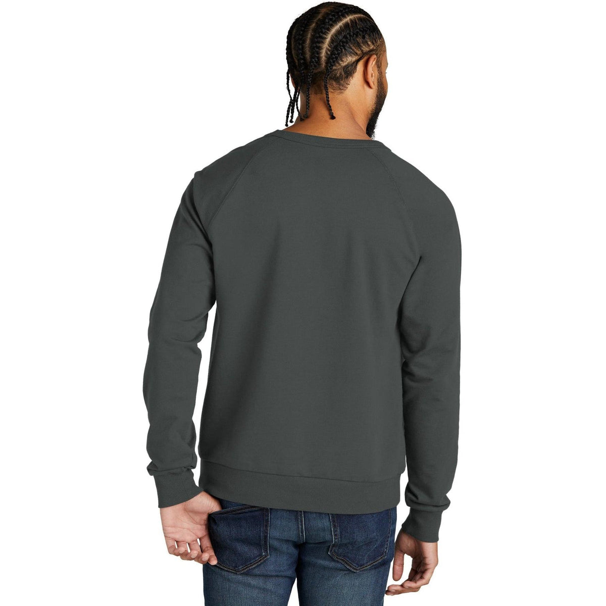 no-logo Allmade Unisex Organic French Terry Crewneck Sweatshirt-Regular-Allmade-Thread Logic