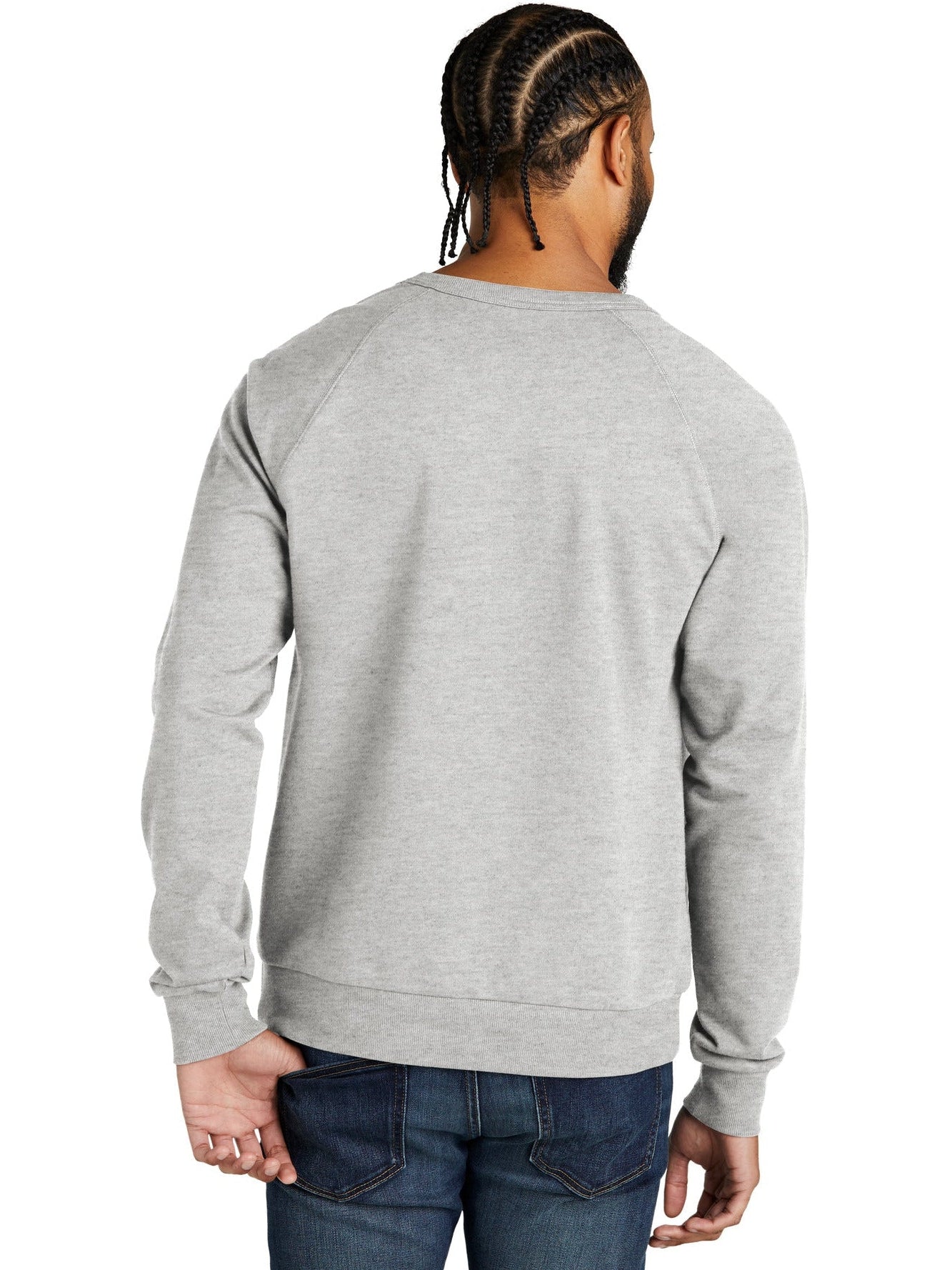 no-logo Allmade Unisex Organic French Terry Crewneck Sweatshirt-Regular-Allmade-Thread Logic