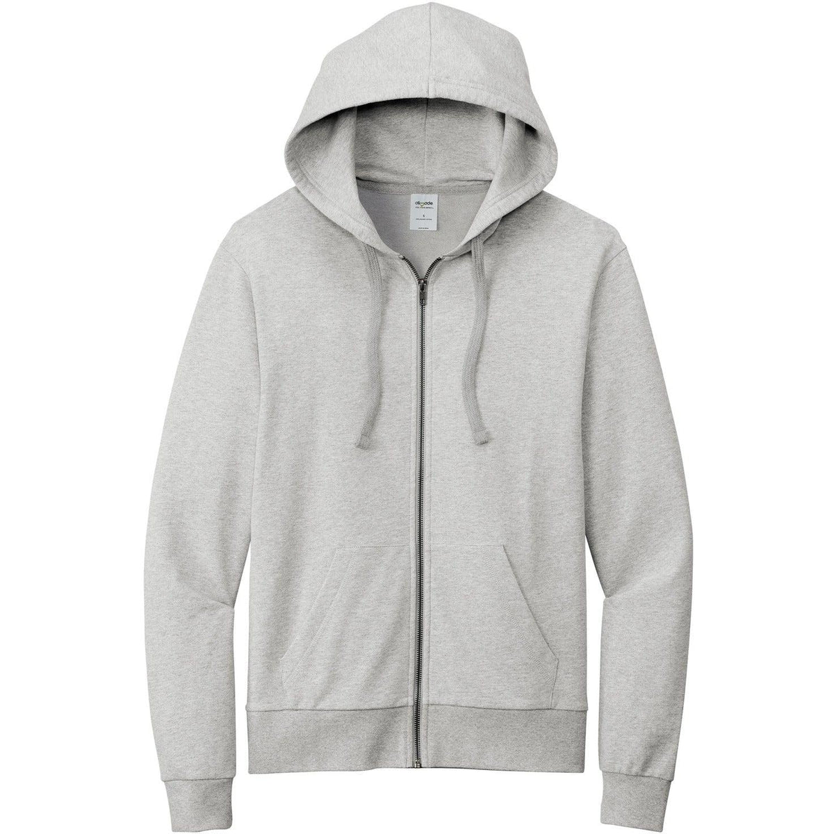 no-logo Allmade Unisex Organic French Terry Full-Zip Hoodie