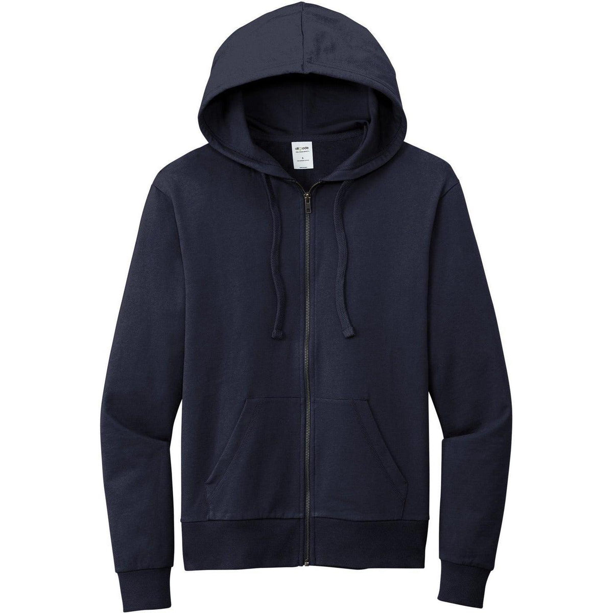 no-logo Allmade Unisex Organic French Terry Full-Zip Hoodie