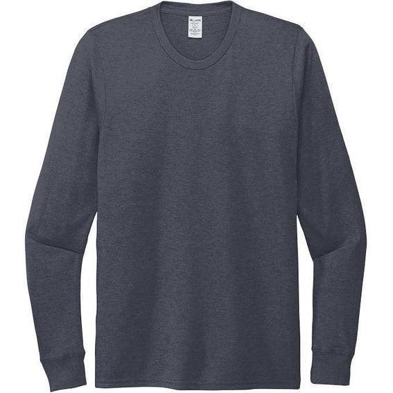 no-logo Allmade Unisex Tri-Blend Long Sleeve Tee