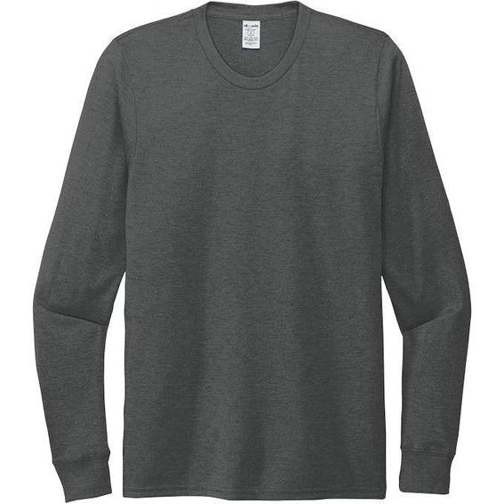 no-logo Allmade Unisex Tri-Blend Long Sleeve Tee