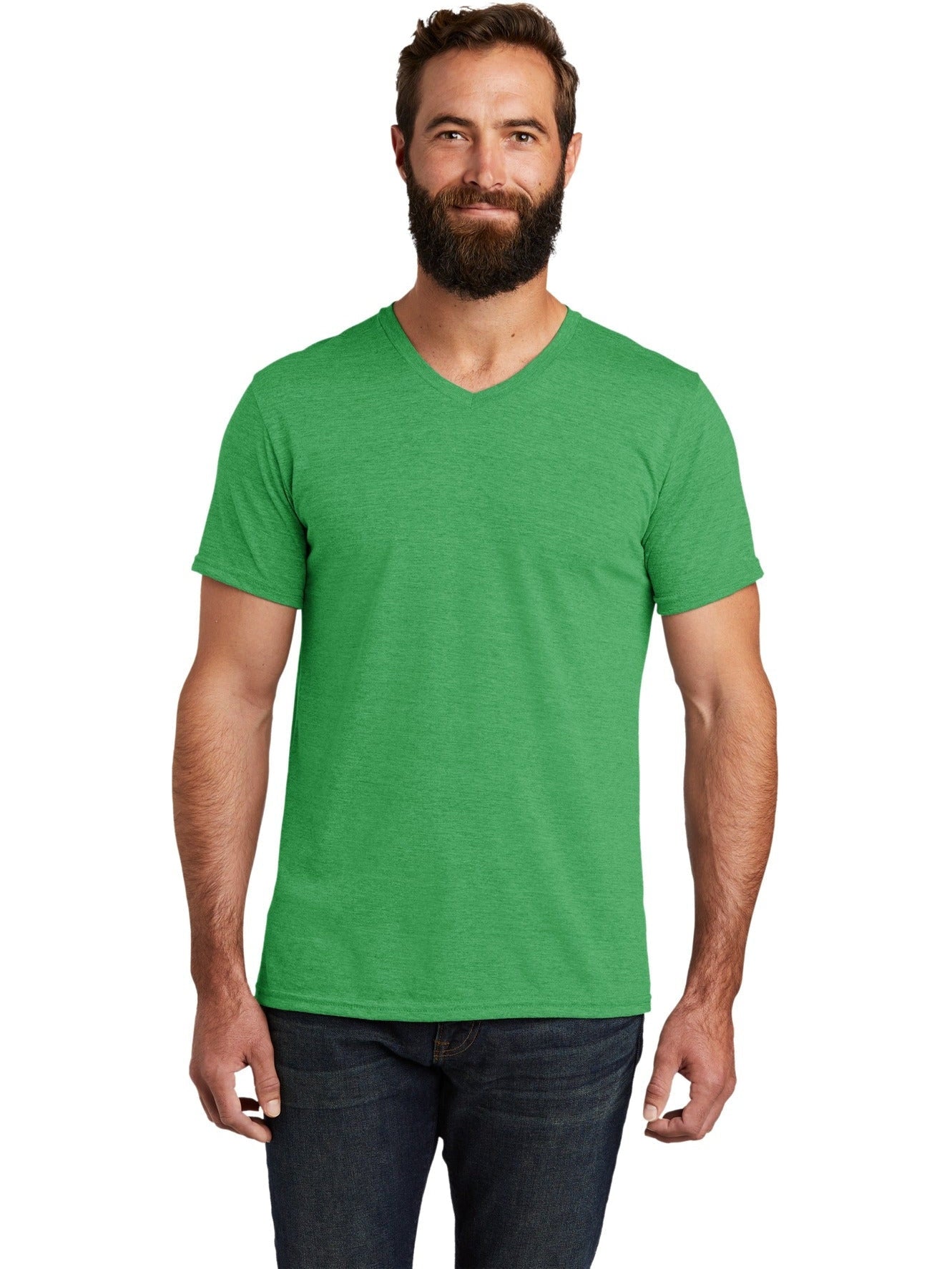 no-logo Allmade Unisex Tri-Blend V-Neck Tee-Regular-Allmade-Thread Logic