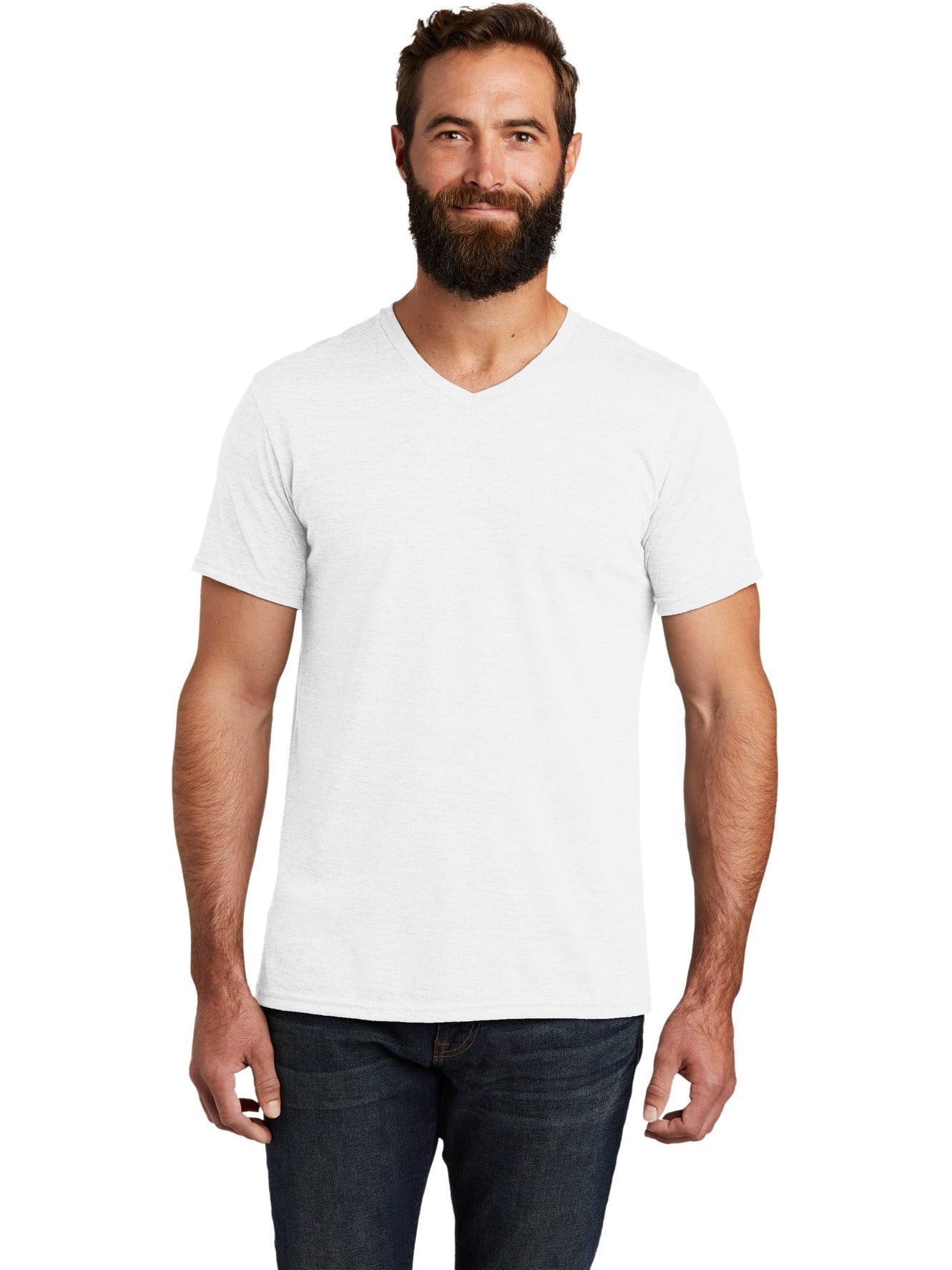 no-logo Allmade Unisex Tri-Blend V-Neck Tee-Regular-Allmade-Thread Logic