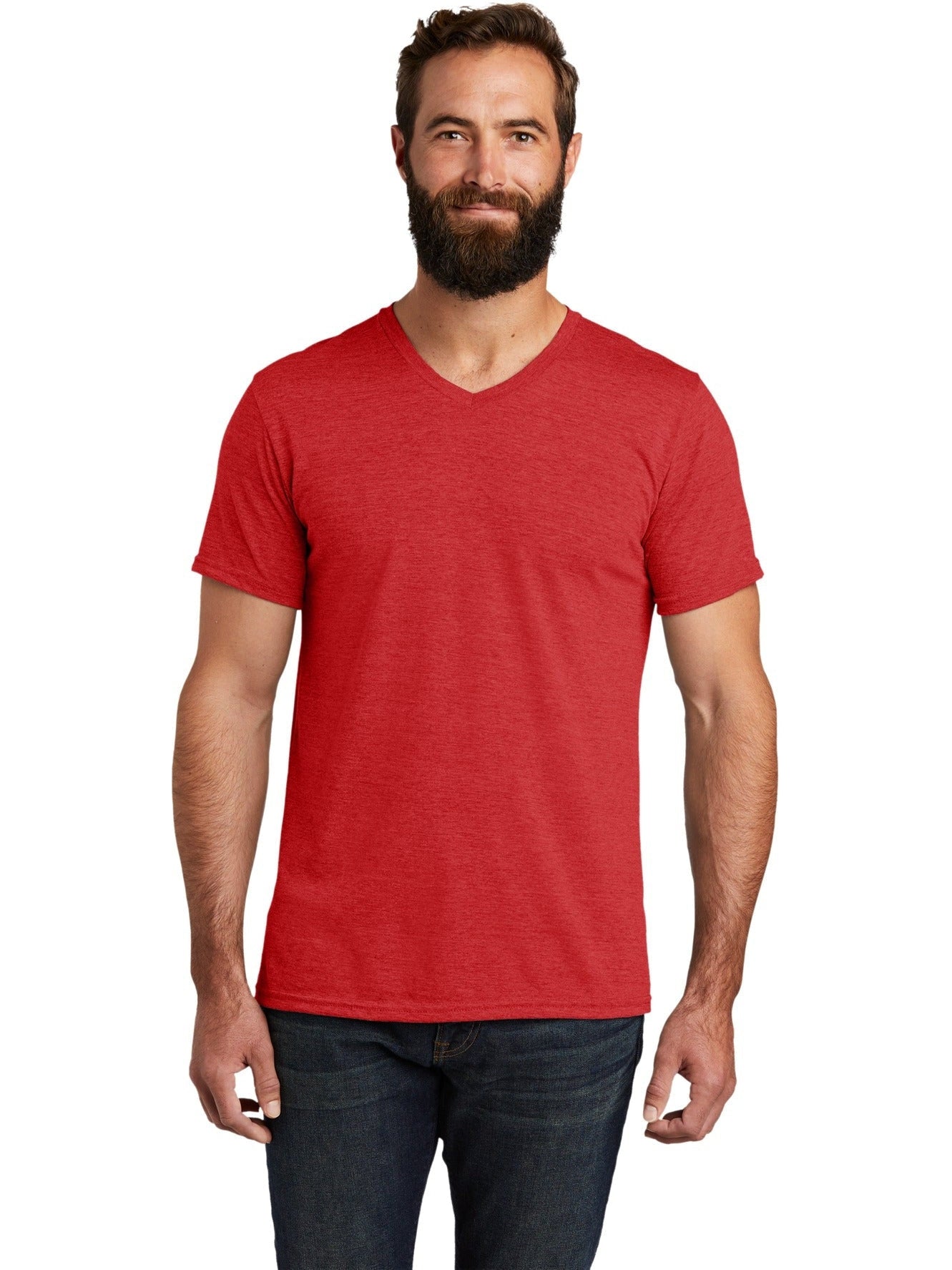 no-logo Allmade Unisex Tri-Blend V-Neck Tee-Regular-Allmade-Thread Logic