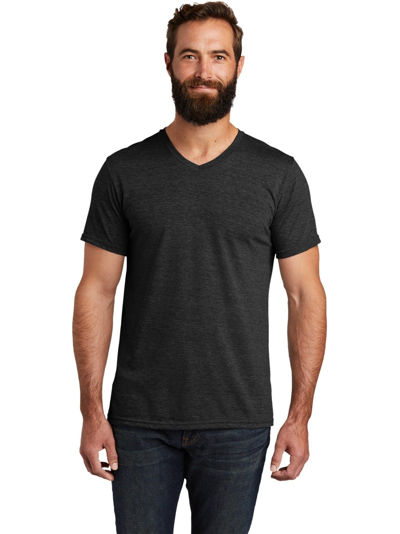 no-logo Allmade Unisex Tri-Blend V-Neck Tee-Regular-Allmade-Thread Logic
