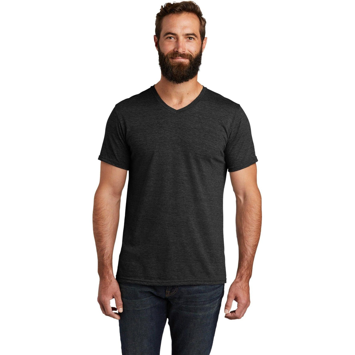 no-logo Allmade Unisex Tri-Blend V-Neck Tee-Regular-Allmade-Thread Logic