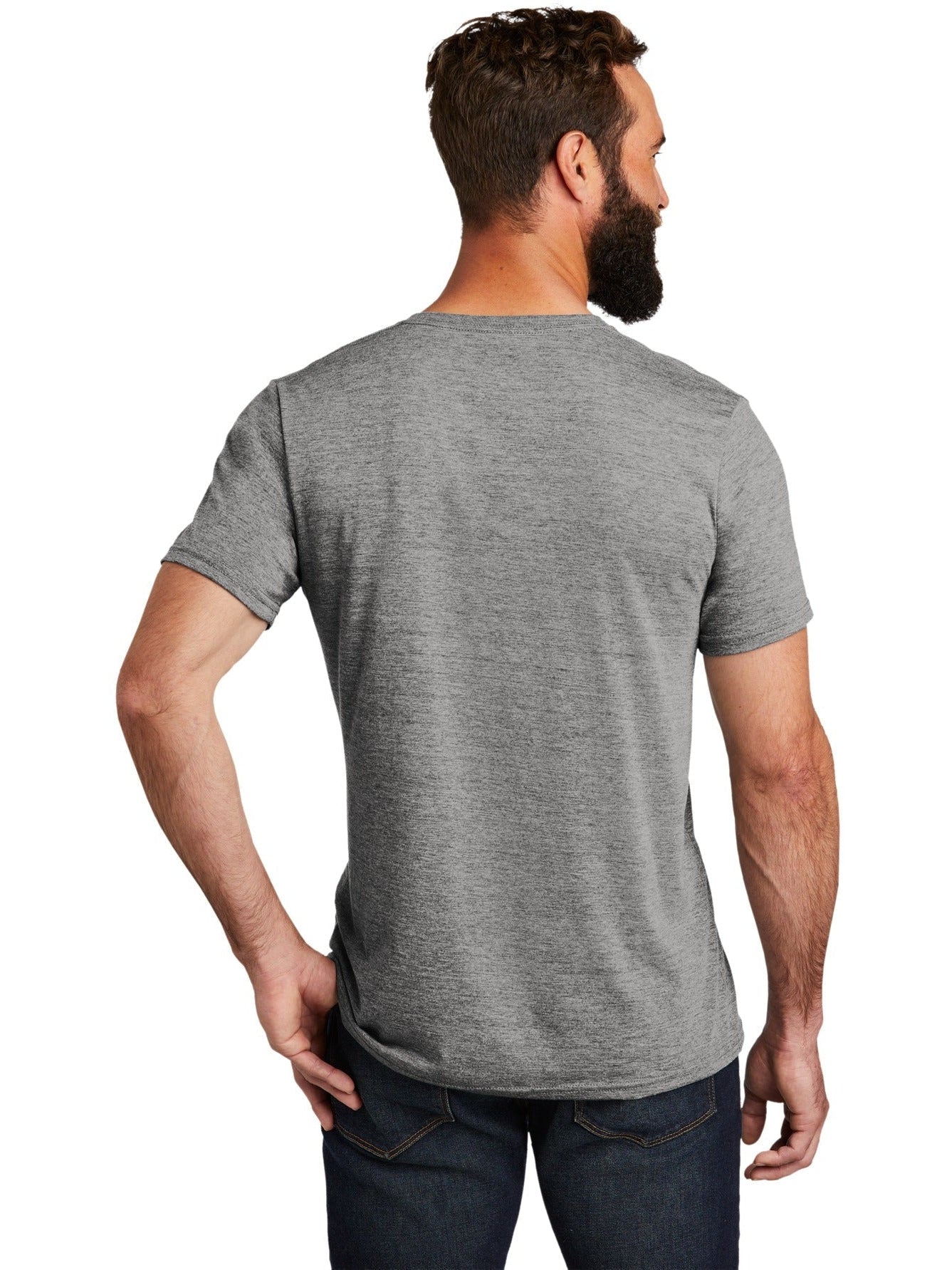 no-logo Allmade Unisex Tri-Blend V-Neck Tee-Regular-Allmade-Thread Logic