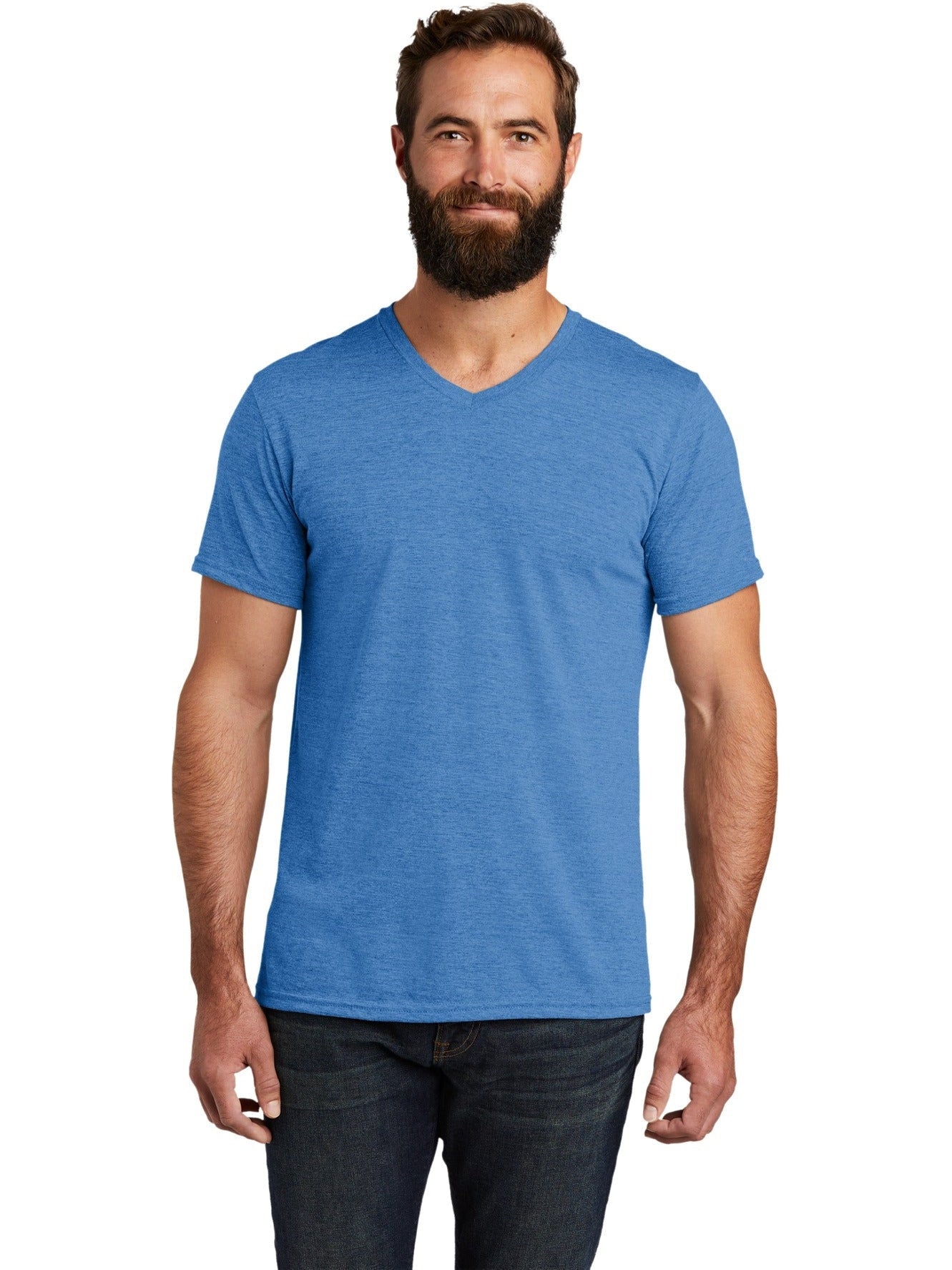 no-logo Allmade Unisex Tri-Blend V-Neck Tee-Regular-Allmade-Thread Logic