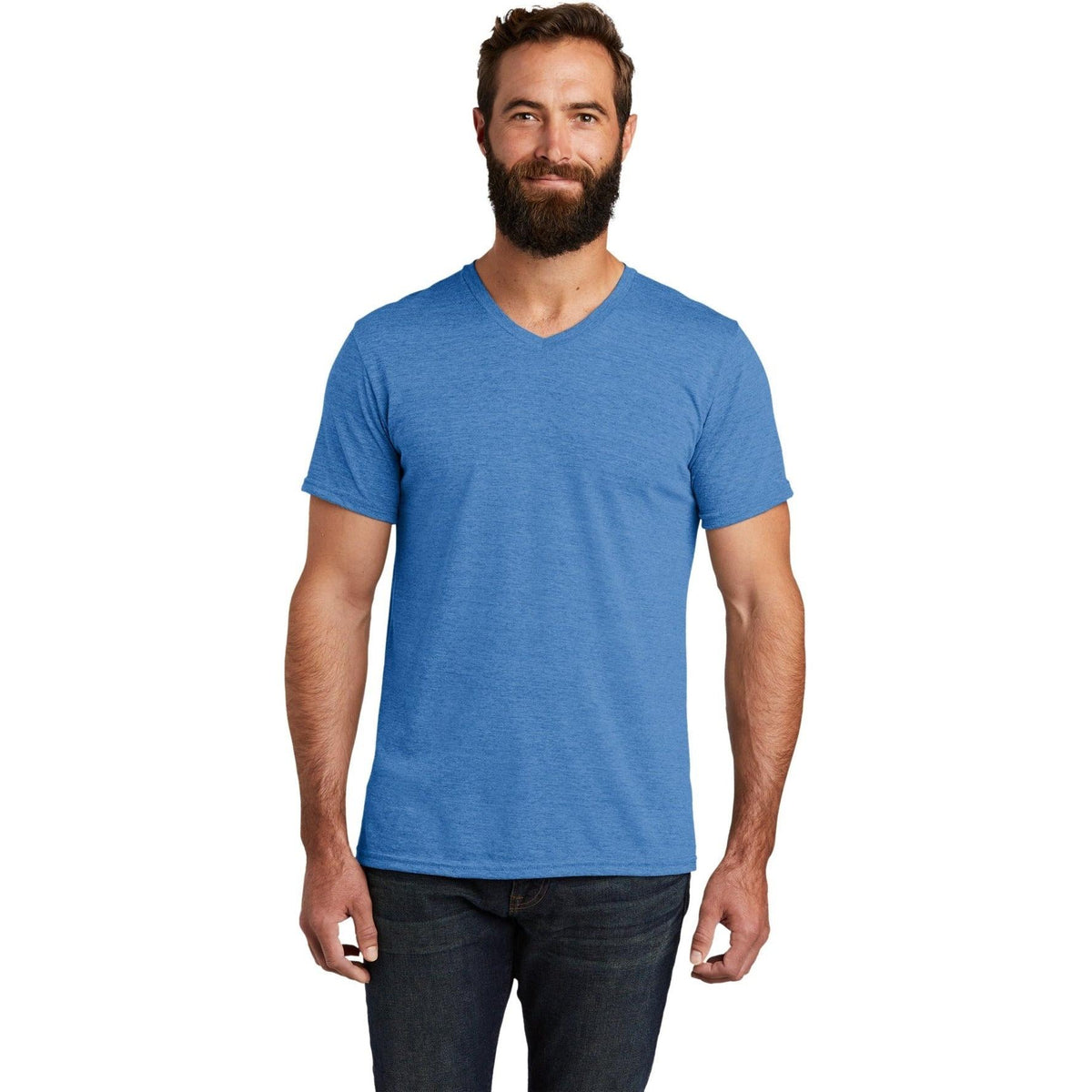 no-logo Allmade Unisex Tri-Blend V-Neck Tee-Regular-Allmade-Thread Logic