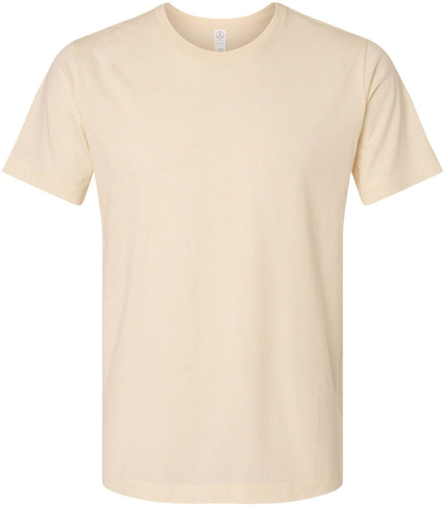 Alternative Botanical Dye Jersey Tee-Apparel-Alternative-Heather Pale Turmeric Yellow-S-Thread Logic