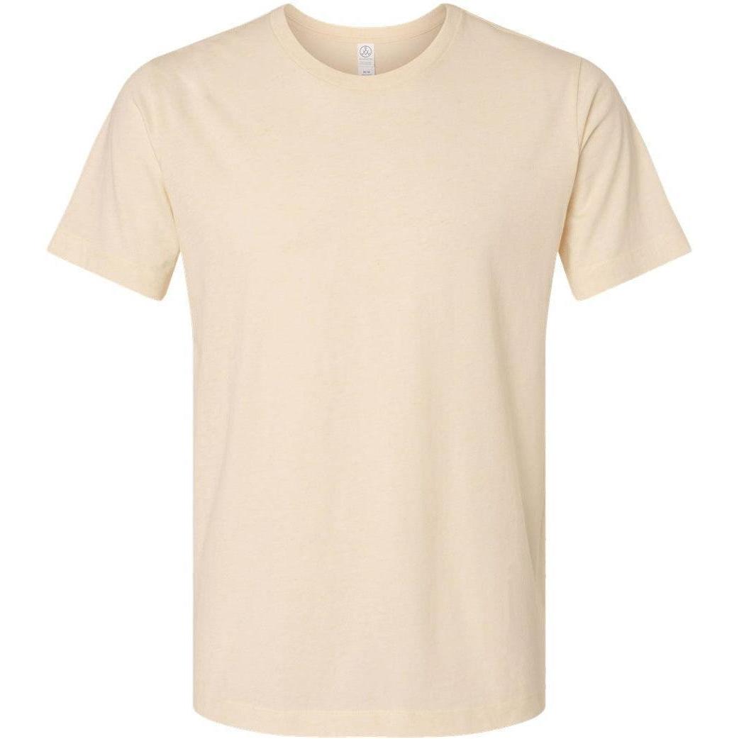 no-logo Alternative Botanical Dye Jersey Tee-Apparel-Alternative-Heather Pale Turmeric Yellow-S-Thread Logic