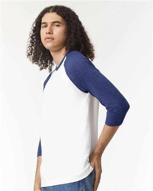 no-logo American Apparel CVC Raglan Tee-Apparel-American Apparel-Thread Logic