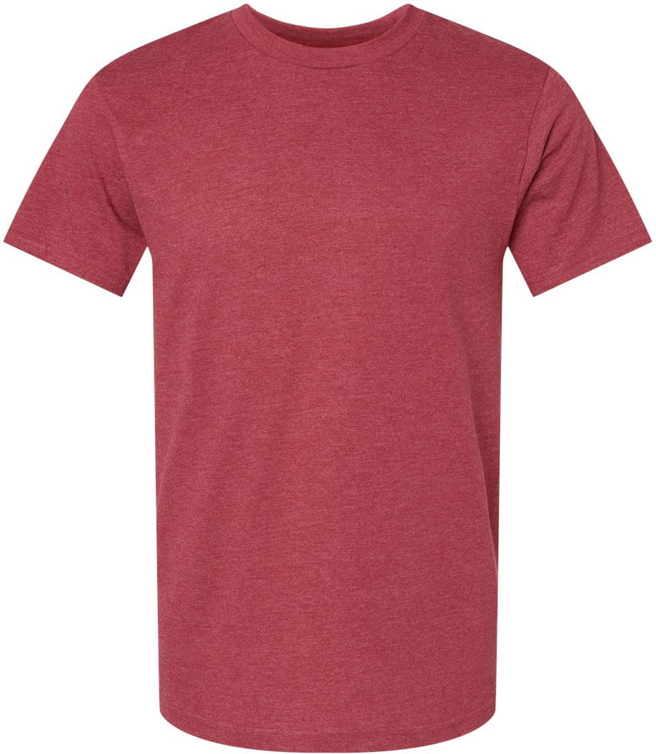 American Apparel CVC Tee-Apparel-American Apparel-Heather Cardinal-S-Thread Logic