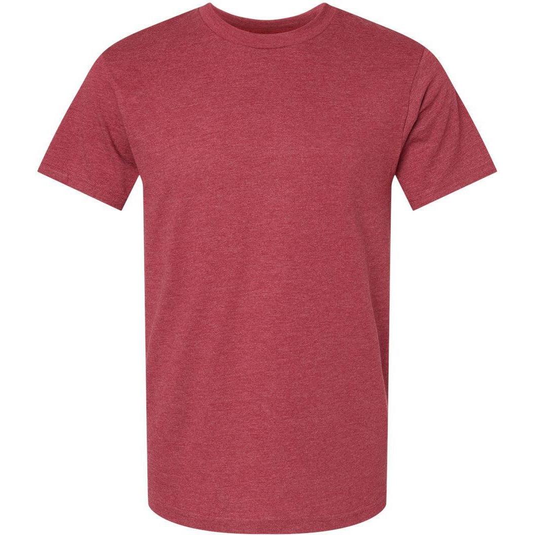 no-logo American Apparel CVC Tee-Apparel-American Apparel-Heather Cardinal-S-Thread Logic