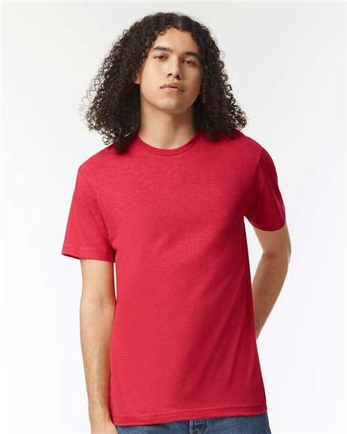 no-logo American Apparel CVC Tee-Apparel-American Apparel-Heather Red-S-Thread Logic