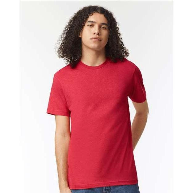 no-logo American Apparel CVC Tee-Apparel-American Apparel-Heather Red-S-Thread Logic