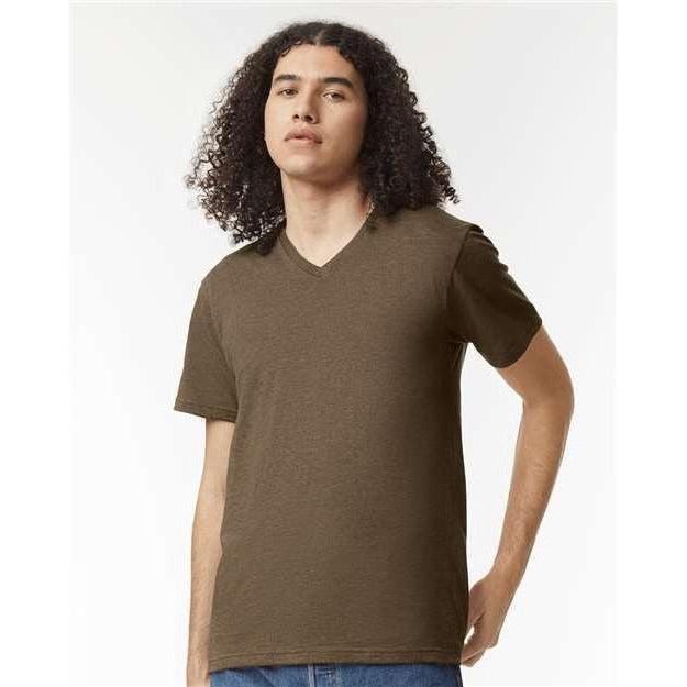 no-logo American Apparel CVC V-Neck Tee-Apparel-American Apparel-Thread Logic