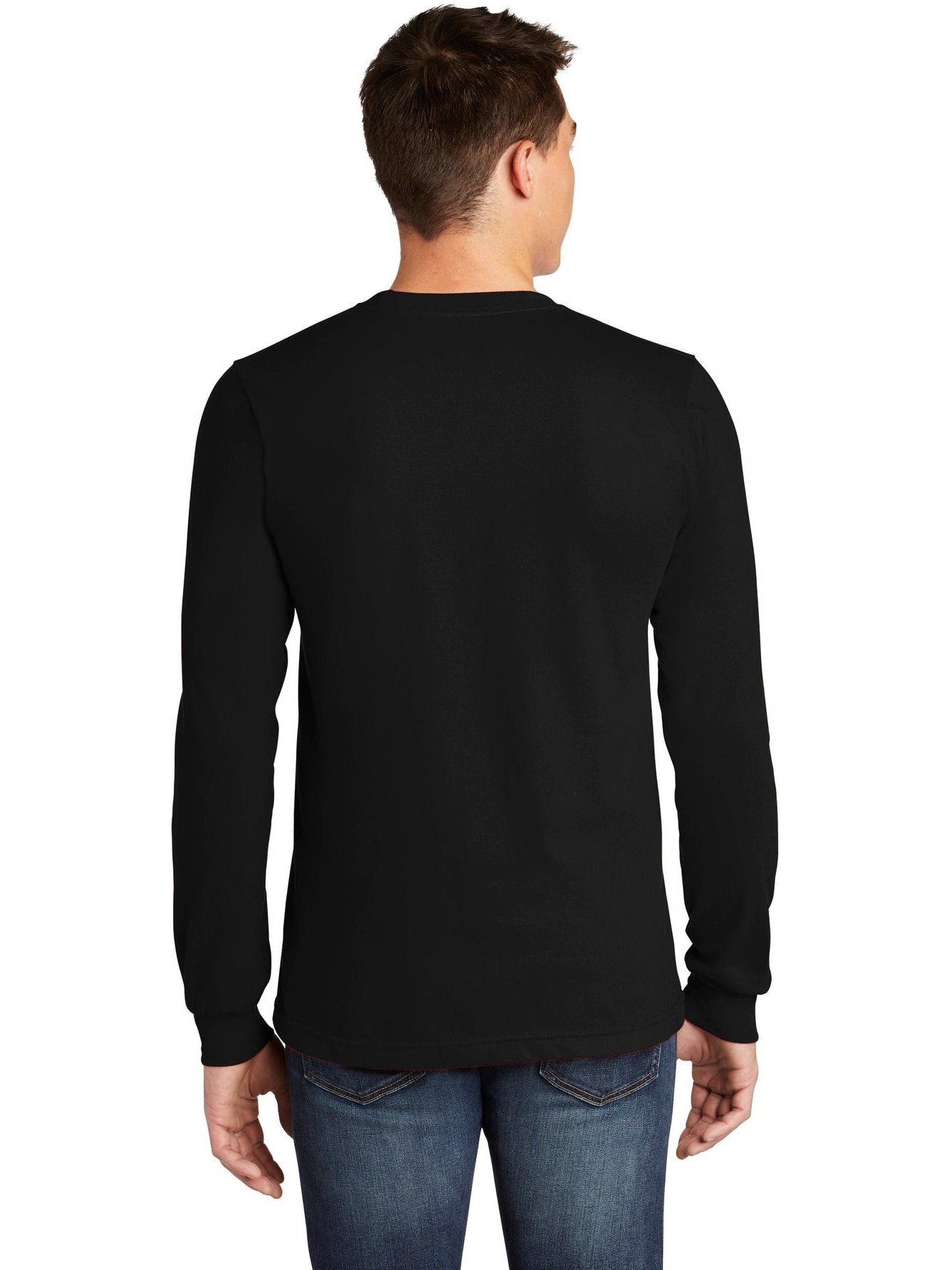 no-logo American Apparel Fine Jersey Long Sleeve T-Shirt-Regular-American Apparel-Thread Logic