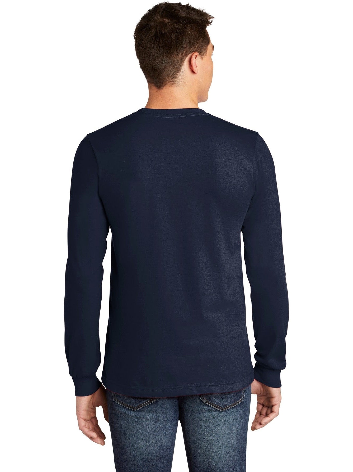 no-logo American Apparel Fine Jersey Long Sleeve T-Shirt-Regular-American Apparel-Thread Logic