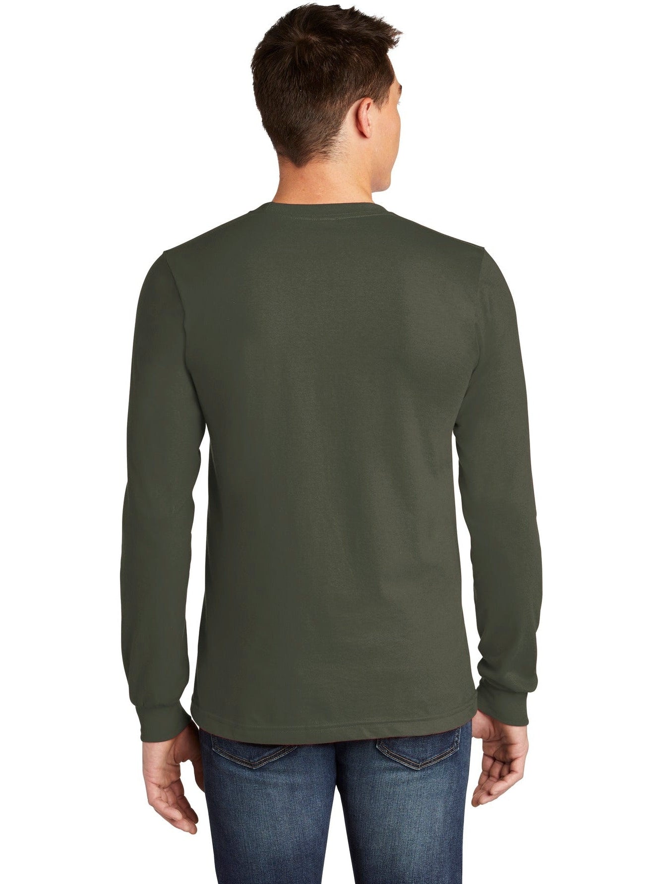 no-logo American Apparel Fine Jersey Long Sleeve T-Shirt-Regular-American Apparel-Thread Logic