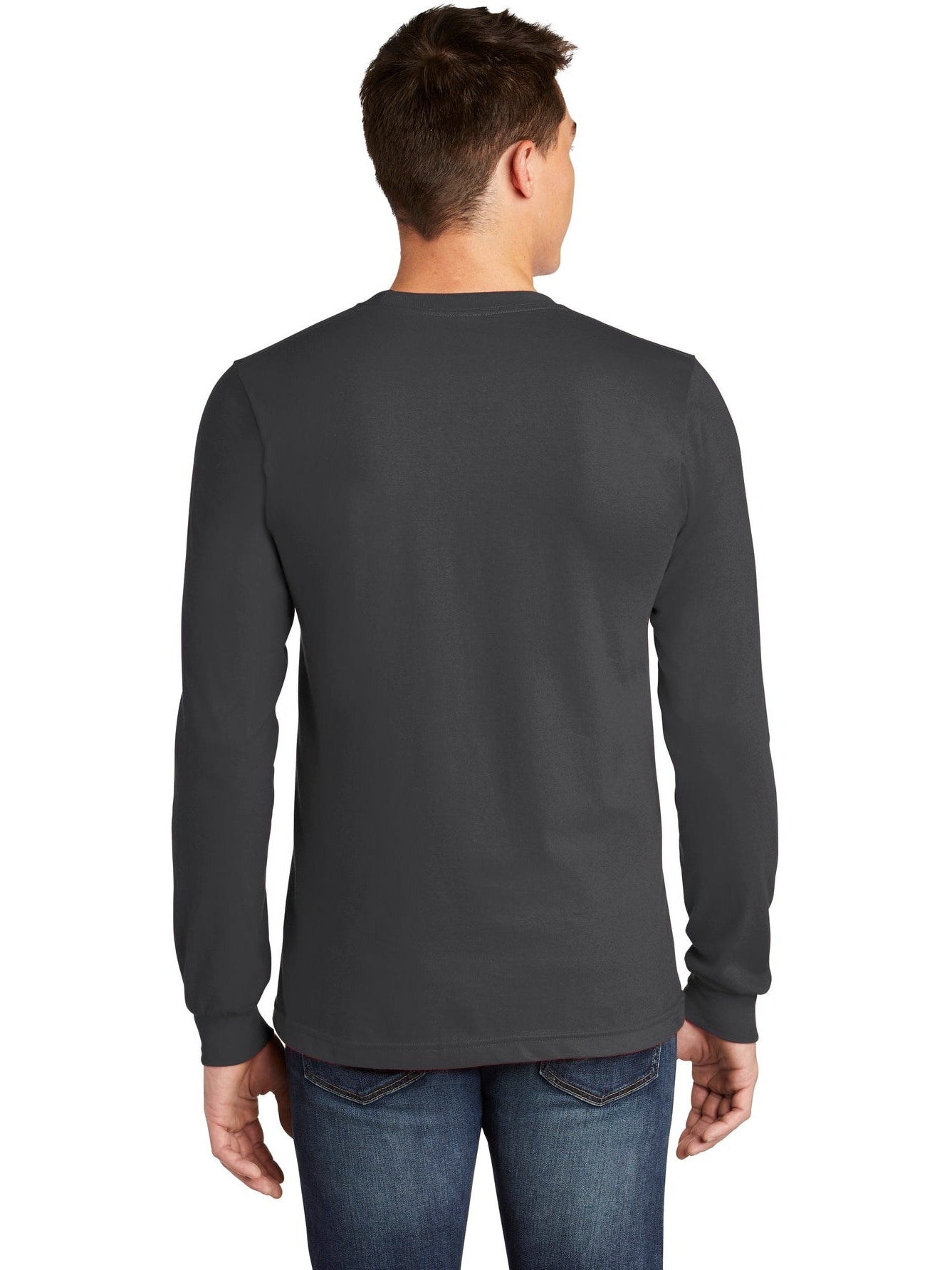 no-logo American Apparel Fine Jersey Long Sleeve T-Shirt-Regular-American Apparel-Thread Logic