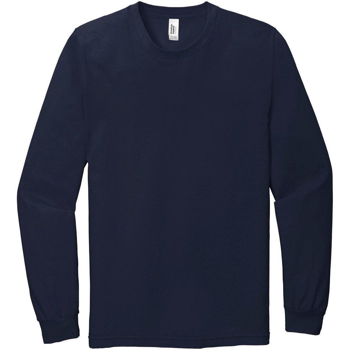 no-logo American Apparel Fine Jersey Long Sleeve T-Shirt