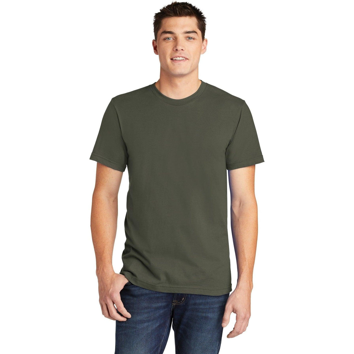no-logo American Apparel Fine Jersey T-Shirt-Regular-American Apparel-Thread Logic