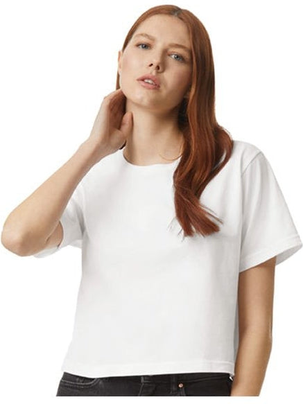 no-logo American Apparel Ladies Fine Jersey Boxy Tee-Apparel-American Apparel-Thread Logic