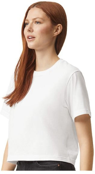 no-logo American Apparel Ladies Fine Jersey Boxy Tee-Apparel-American Apparel-Thread Logic