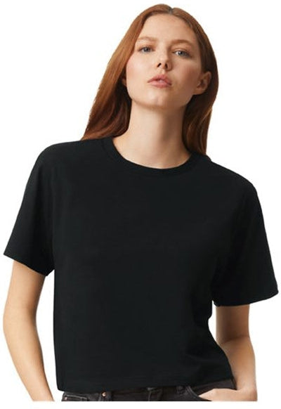 no-logo American Apparel Ladies Fine Jersey Boxy Tee-Apparel-American Apparel-Thread Logic