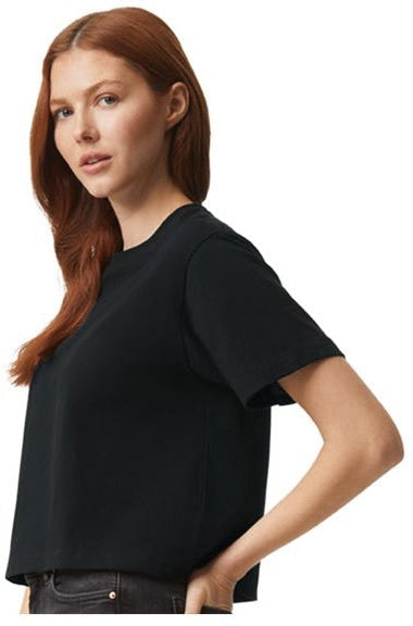 no-logo American Apparel Ladies Fine Jersey Boxy Tee-Apparel-American Apparel-Thread Logic