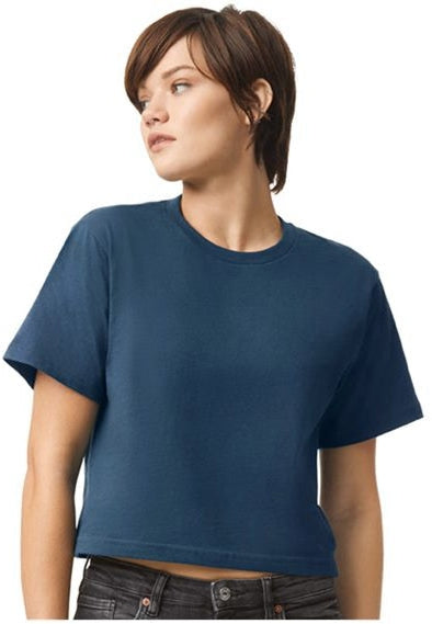 no-logo American Apparel Ladies Fine Jersey Boxy Tee-Apparel-American Apparel-Thread Logic