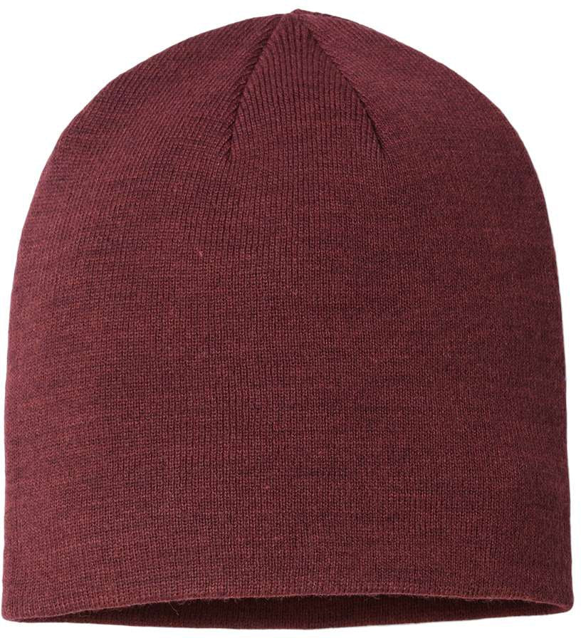 Atlantis Headwear Sustainable Beanie-Apparel-Atlantis Headwear-Burgundy Mélange-OSFA-Thread Logic