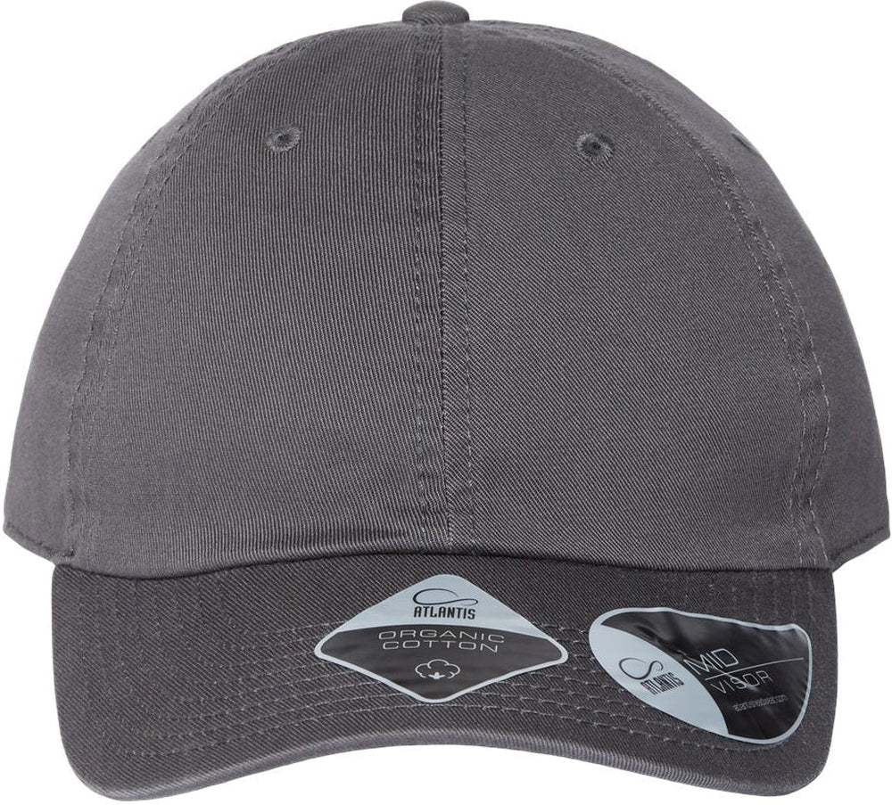 Atlantis Headwear Sustainable Dad Hat-Apparel-Atlantis Headwear-Dark Grey-Adjustable-Thread Logic