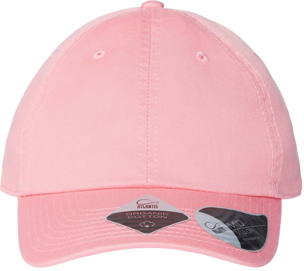 Atlantis Headwear Sustainable Dad Hat-Apparel-Atlantis Headwear-Pink-Adjustable-Thread Logic