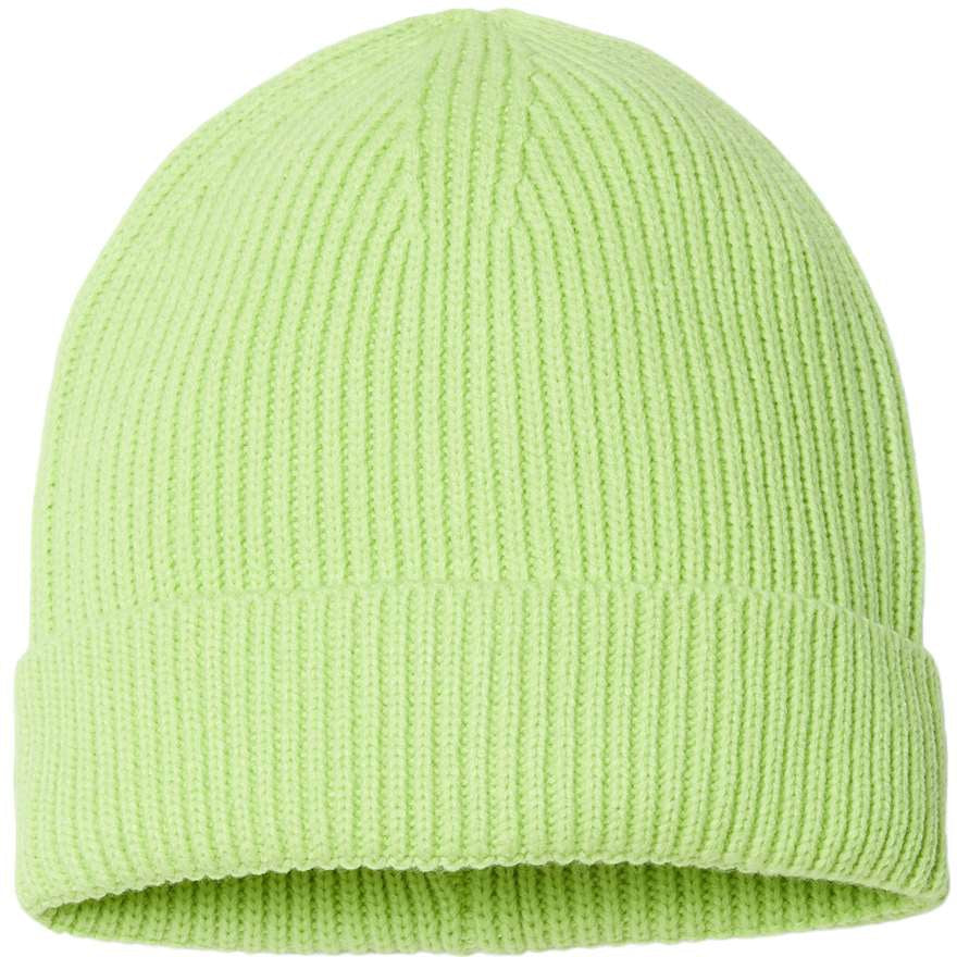 Atlantis Headwear Sustainable Fine Rib Knit-Apparel-Atlantis Headwear-Acid Green-OSFA-Thread Logic
